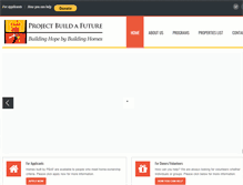 Tablet Screenshot of projectbuildafuture.org